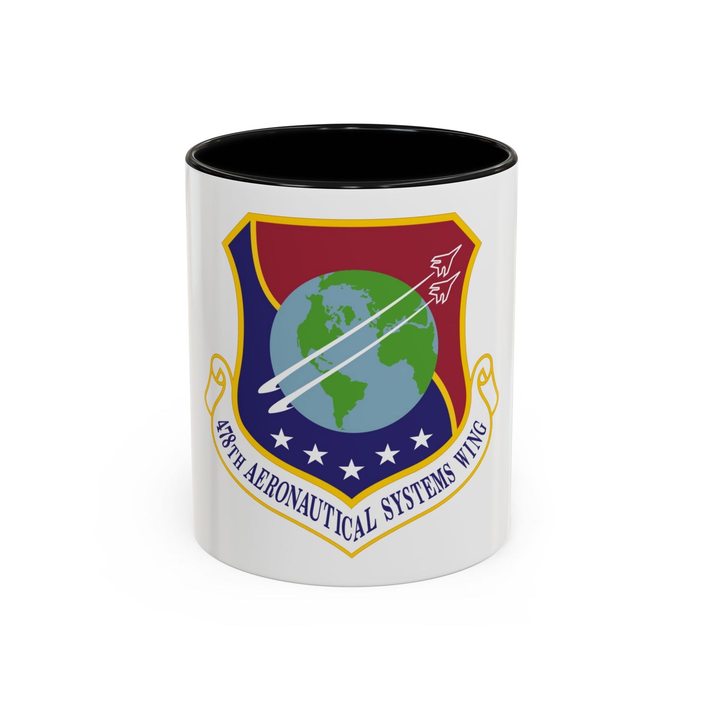 478th Aeronautical Systems Wing (U.S. Air Force) Accent Coffee Mug