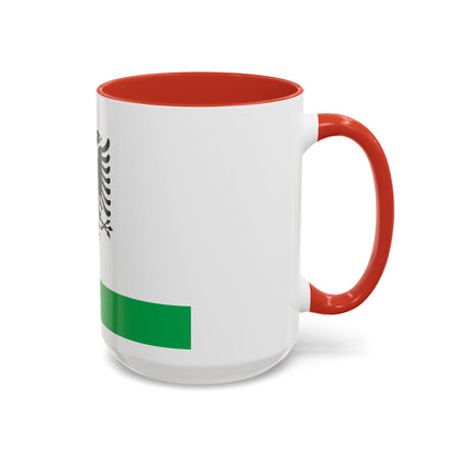 Albanian Coast Guard Ensign - Accent Coffee Mug
