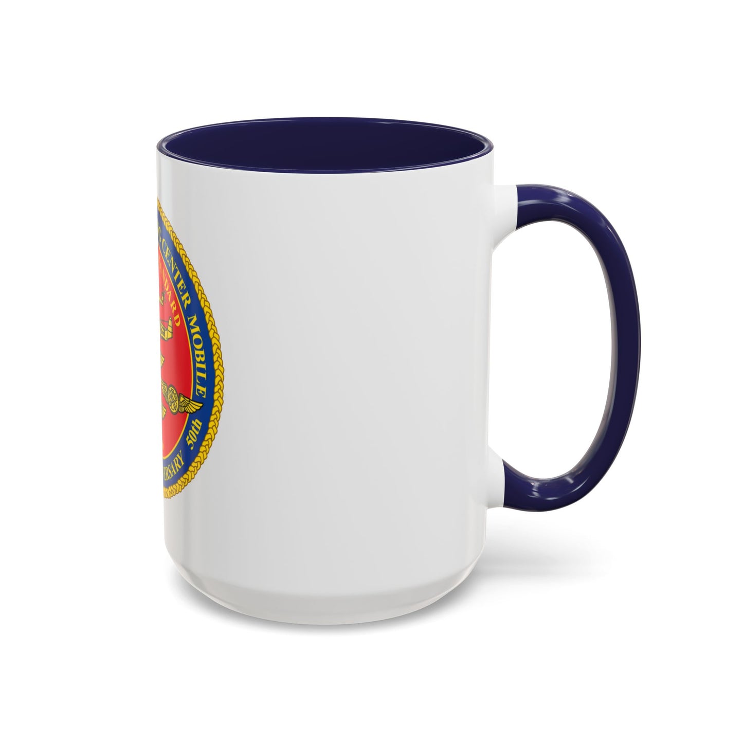 USCG Aviation Training Center Mobile (U.S. Coast Guard) Accent Coffee Mug