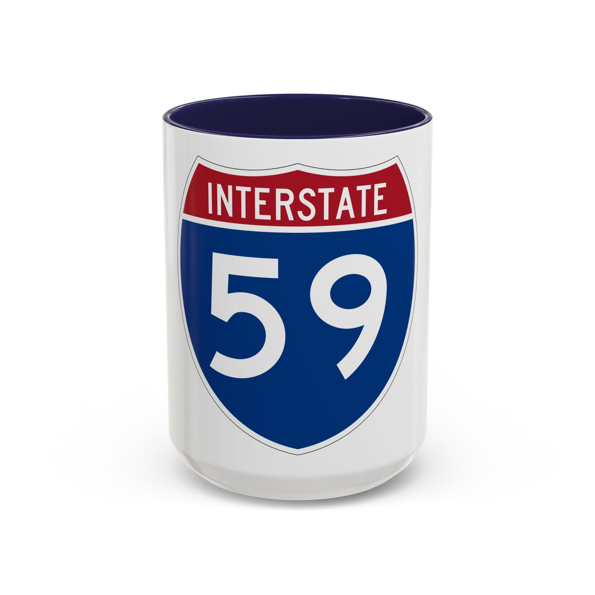 Interstate 59 (U.S. Highways) Accent Coffee Mug