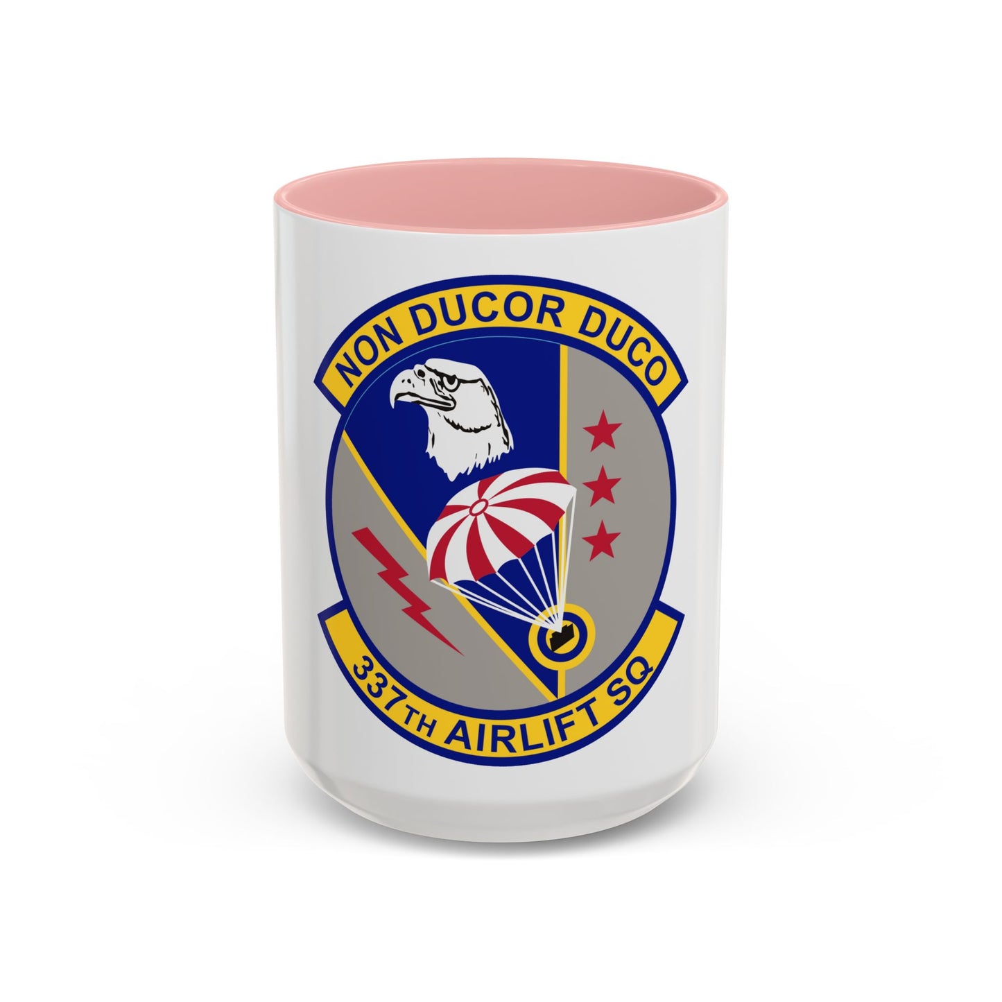 337th Airlift Squadron (U.S. Air Force) Accent Coffee Mug