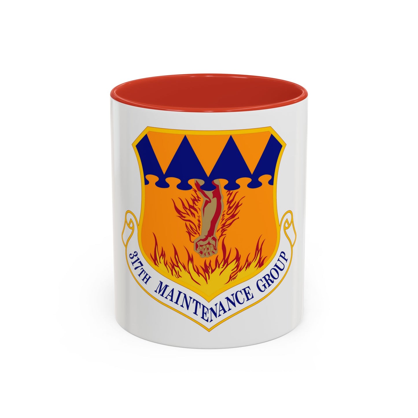 317 Maintenance Group AMC (U.S. Air Force) Accent Coffee Mug
