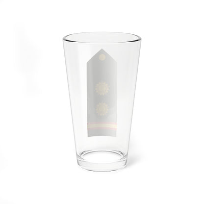 Subedar   Risaldar of the Indian Army (India) (Military Rank) Pint Glass 16oz