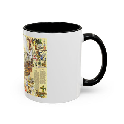 History Salvaged from the Sea (1977) (Map) Accent Coffee Mug