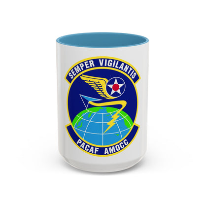 PACAF Air Mobility Operations Control Center (U.S. Air Force) Accent Coffee Mug
