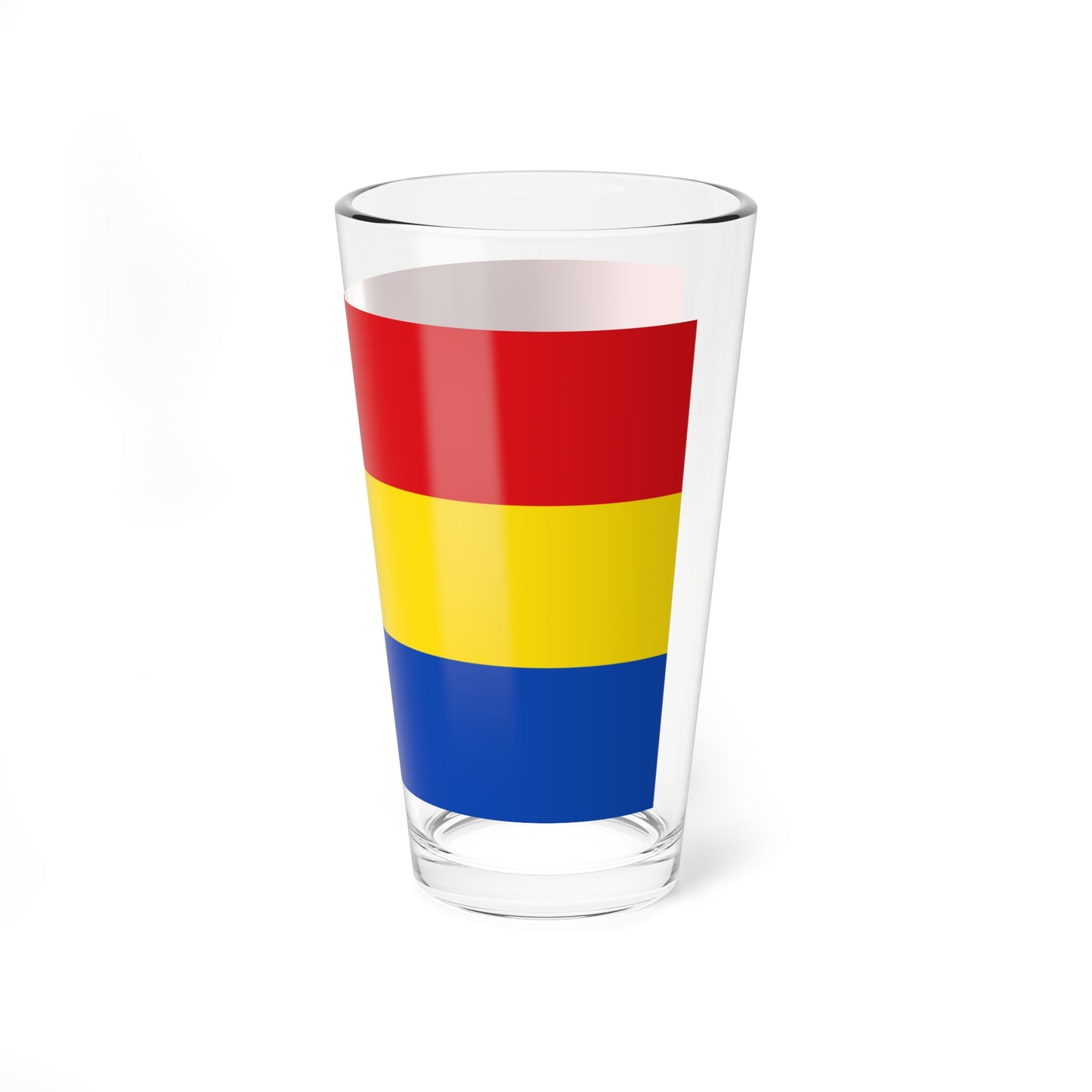 Flag red yellow blue 5x3 (Germany) Pint Glass 16oz