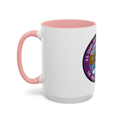 USCG Station Depoe Bay (U.S. Coast Guard) Accent Coffee Mug