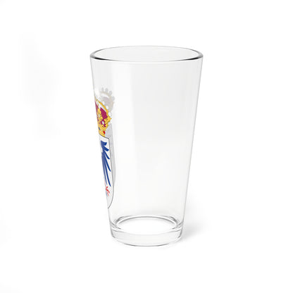 Värmland vapen med kunglig krona (Sweden) (Coat of Arms) Pint Glass 16oz