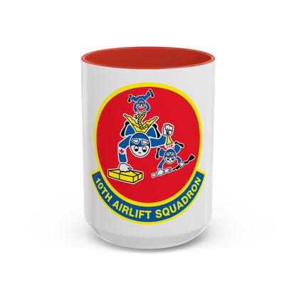 10th Airlift Squadron (U.S. Air Force) Accent Coffee Mug