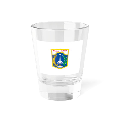 Flag of Jakarta Indonesia - Shot Glass 1.5oz