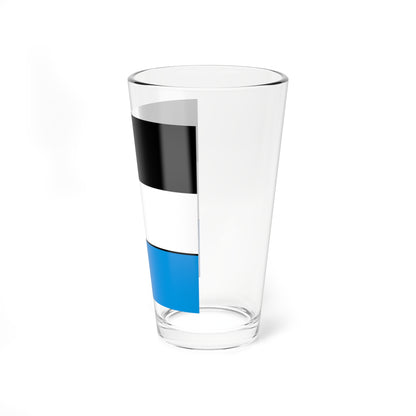 CHE Unterkulm Flag (Switzerland) Pint Glass 16oz