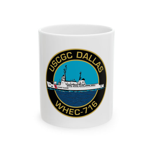 USCGC Dallas WHEC 716 2 (U.S. Coast Guard) White Coffee Mug