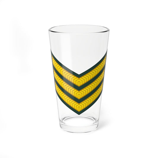 03 Tanzania Army SGT (Tanzania) (Military Rank) Pint Glass 16oz