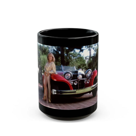 Terry Moore #418 - Unreleased Aug. '84 Playboy Photo from shoot non nude (Vintage Female Icon) Black Coffee Mug-15oz-Go Mug Yourself