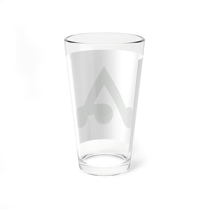 Flag of Kazamaura Aomori (Japan) Pint Glass 16oz