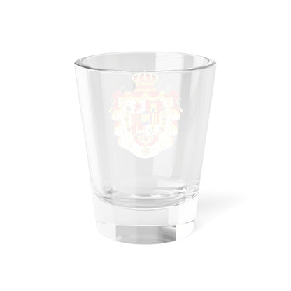 Grand Coat of Arms of Joseph Bonaparte as King of Spain (Spain) (Coat of Arms) Shot Glass 1.5oz