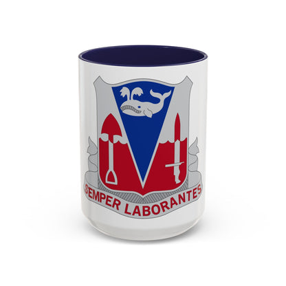 579 Engineer Battalion (U.S. Army) Accent Coffee Mug