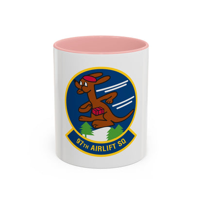 97 Airlift Squadron AFRC (U.S. Air Force) Accent Coffee Mug