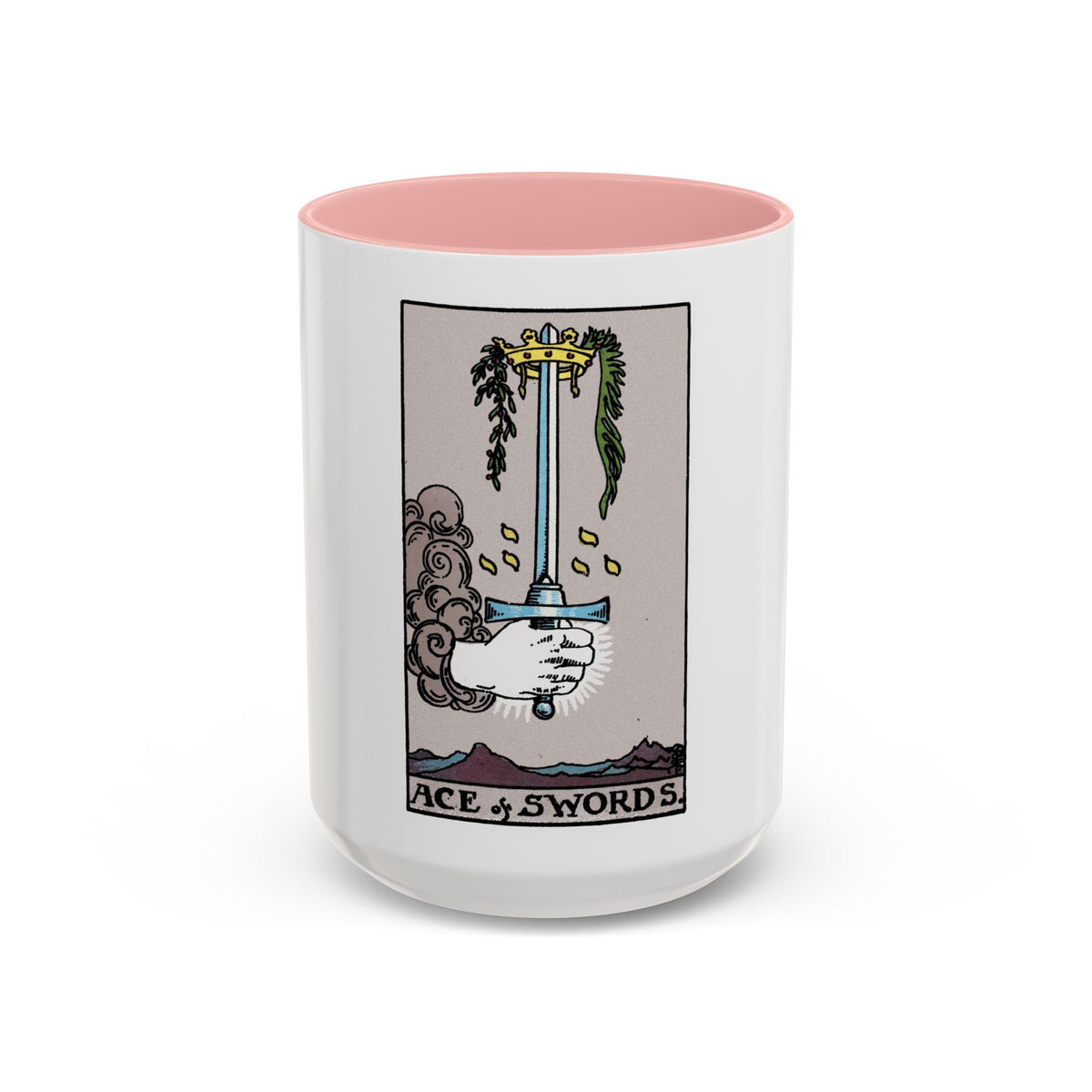 The Ace of Swords (Tarot Card) Accent Coffee Mug