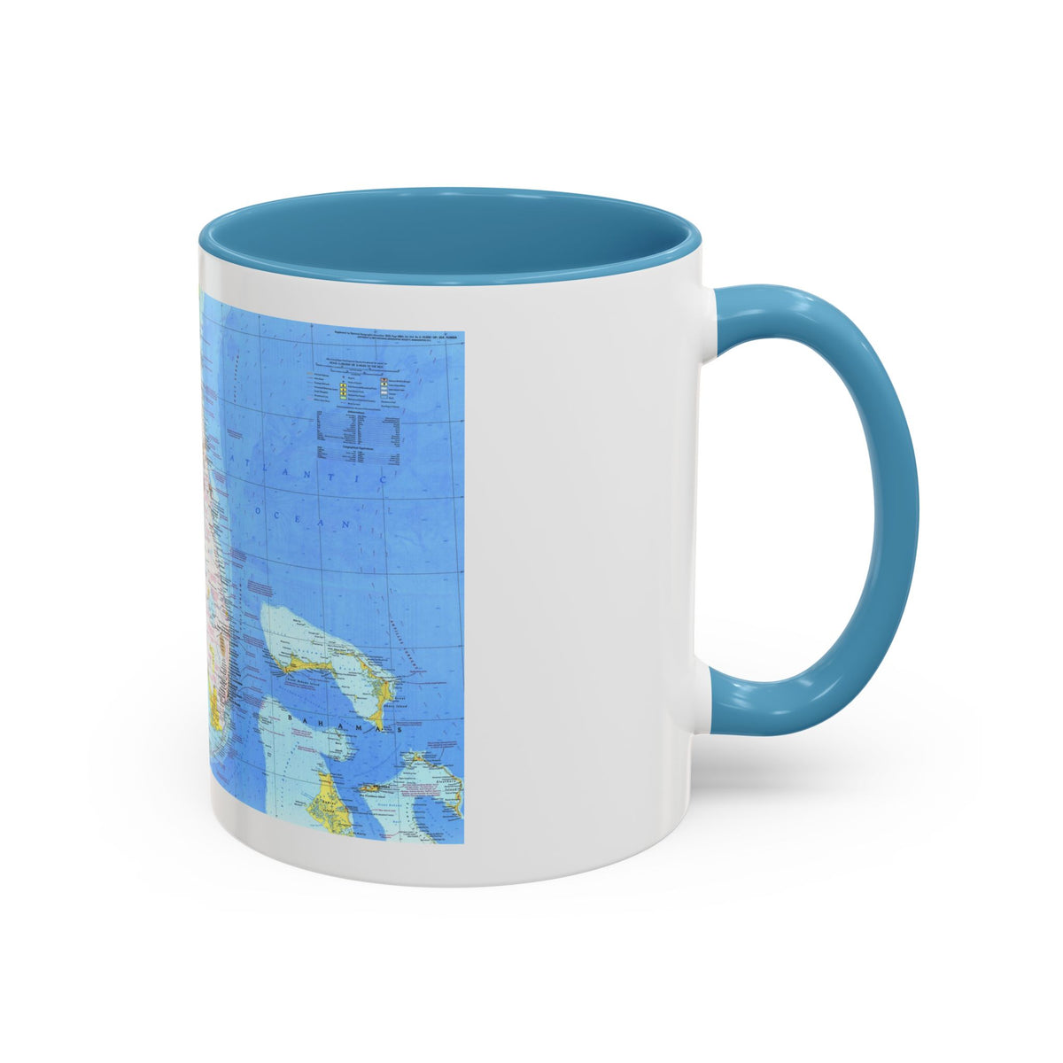 USA - Florida 1 (1973) (Map) Accent Coffee Mug
