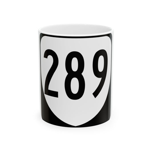 Virginia 289 1980 (Virginia) (Road Sign) White Coffee Mug