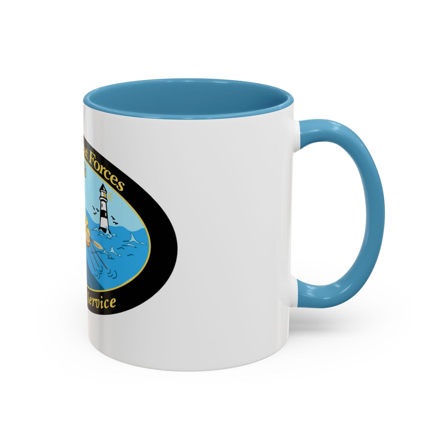 USCG Office of Boat Forces (U.S. Coast Guard) Accent Coffee Mug