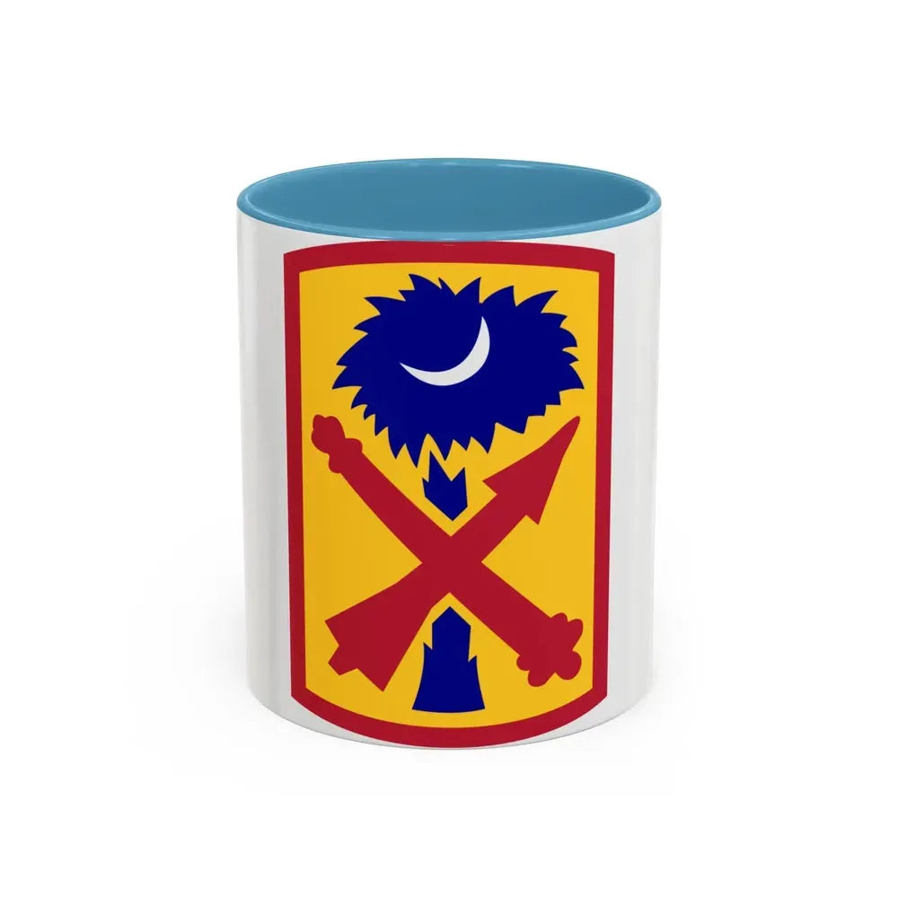 263rd Air and Missile Defense Command (U.S. Army) Accent Coffee Mug 11oz Light Blue - Go Mug Yourself
