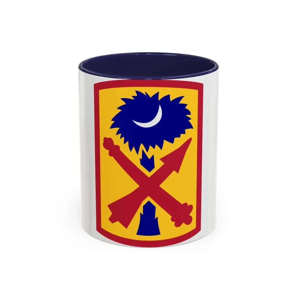 263rd Air and Missile Defense Command (U.S. Army) Accent Coffee Mug 11oz Navy - Go Mug Yourself