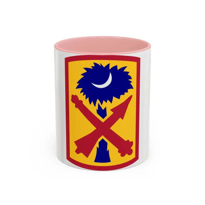 263rd Air and Missile Defense Command (U.S. Army) Accent Coffee Mug 11oz Pink - Go Mug Yourself