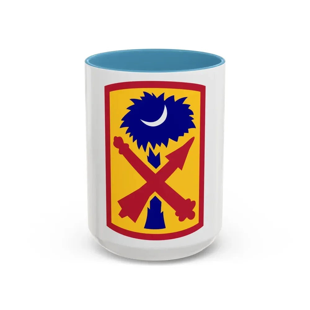 263rd Air and Missile Defense Command (U.S. Army) Accent Coffee Mug 15oz Light Blue - Go Mug Yourself
