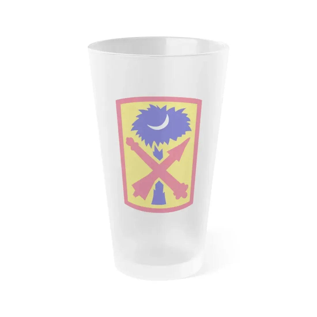 263rd Air and Missile Defense Command (U.S. Army) Frosted Pint Glass 16oz Default Title - Go Mug Yourself
