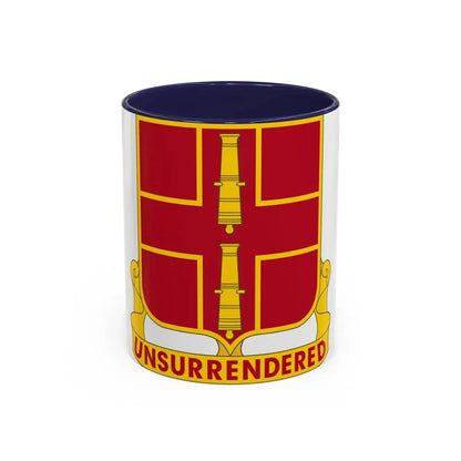 263rd Air Defense Artillery Regiment (U.S. Army) Accent Coffee Mug 11oz Navy - Go Mug Yourself