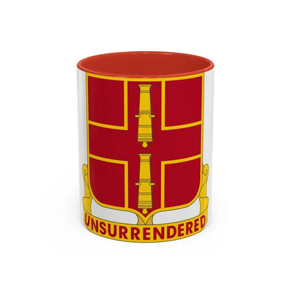 263rd Air Defense Artillery Regiment (U.S. Army) Accent Coffee Mug 11oz Red - Go Mug Yourself