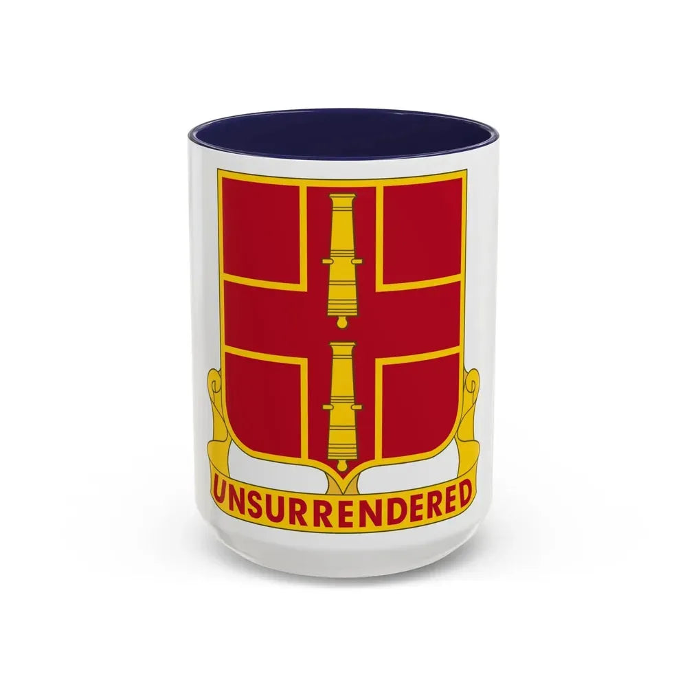 263rd Air Defense Artillery Regiment (U.S. Army) Accent Coffee Mug 15oz Navy - Go Mug Yourself