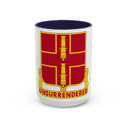 263rd Air Defense Artillery Regiment (U.S. Army) Accent Coffee Mug 15oz Navy - Go Mug Yourself