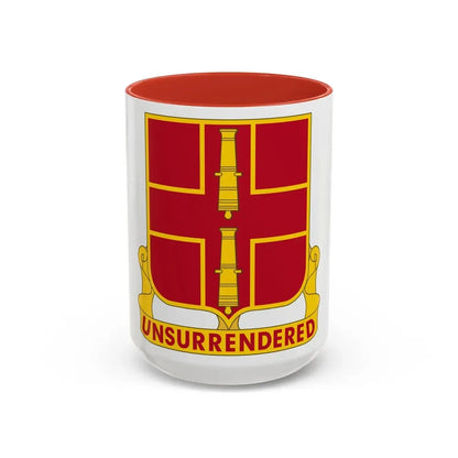263rd Air Defense Artillery Regiment (U.S. Army) Accent Coffee Mug 15oz Red - Go Mug Yourself