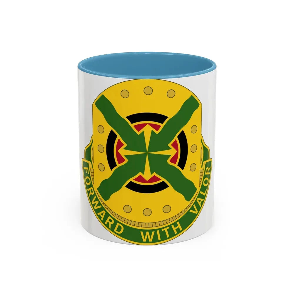 264 Engineer Group (U.S. Army) Accent Coffee Mug 11oz Light Blue - Go Mug Yourself