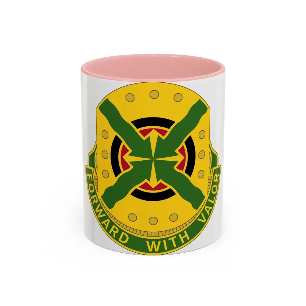 264 Engineer Group (U.S. Army) Accent Coffee Mug 11oz Pink - Go Mug Yourself