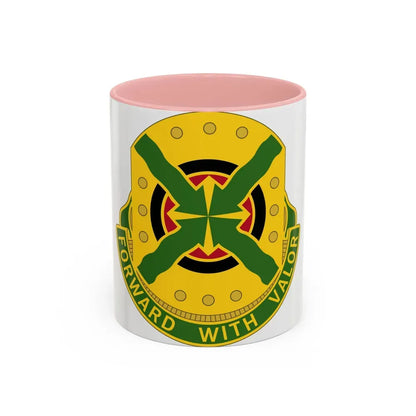 264 Engineer Group (U.S. Army) Accent Coffee Mug 11oz Pink - Go Mug Yourself