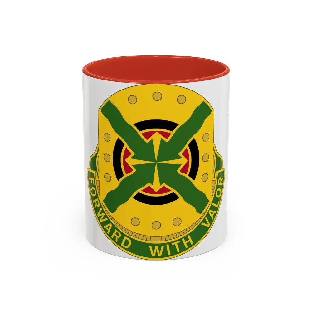 264 Engineer Group (U.S. Army) Accent Coffee Mug 11oz Red - Go Mug Yourself