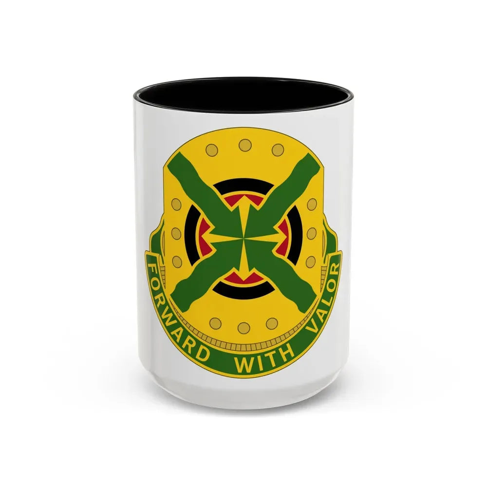 264 Engineer Group (U.S. Army) Accent Coffee Mug 15oz Black - Go Mug Yourself