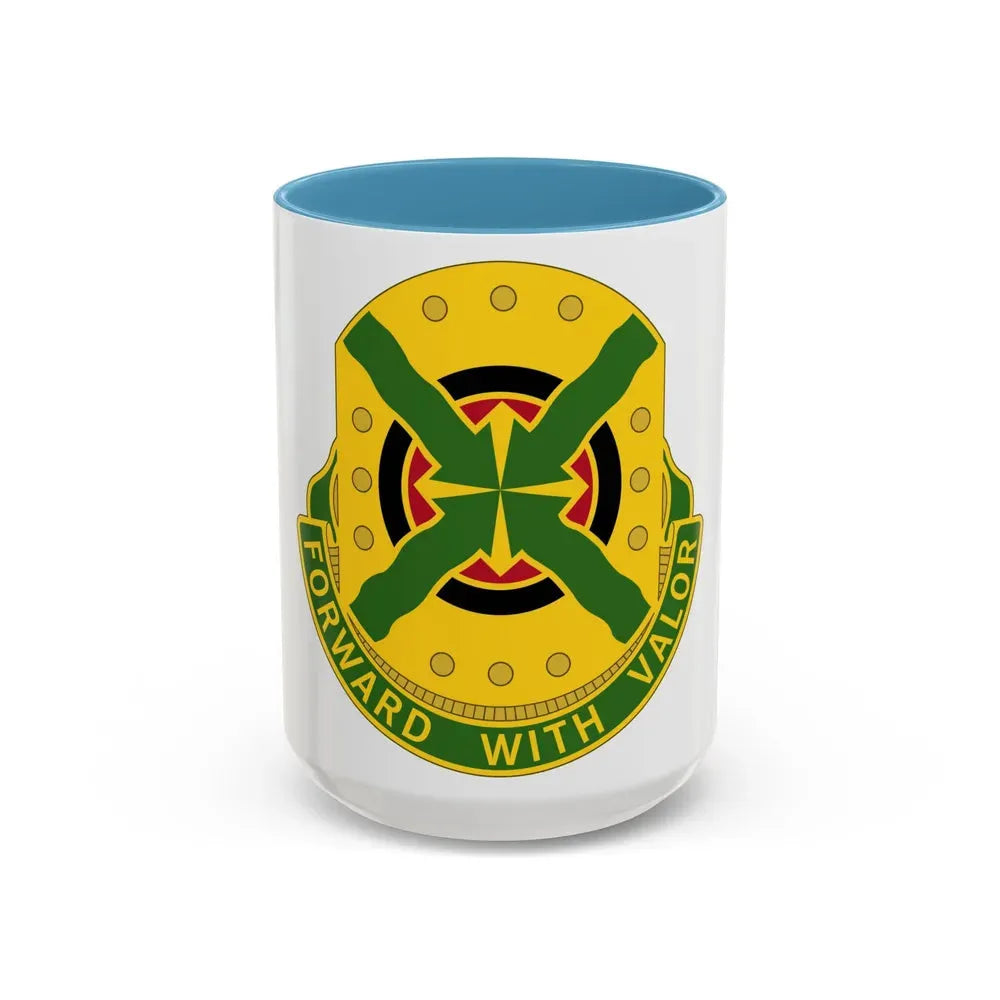 264 Engineer Group (U.S. Army) Accent Coffee Mug 15oz Light Blue - Go Mug Yourself