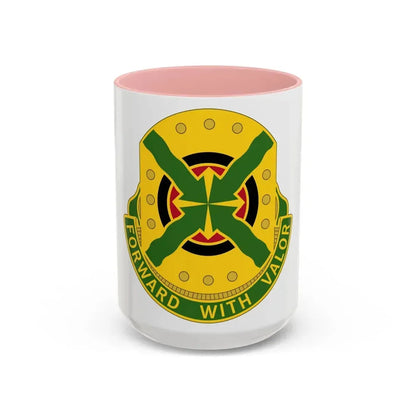 264 Engineer Group (U.S. Army) Accent Coffee Mug 15oz Pink - Go Mug Yourself