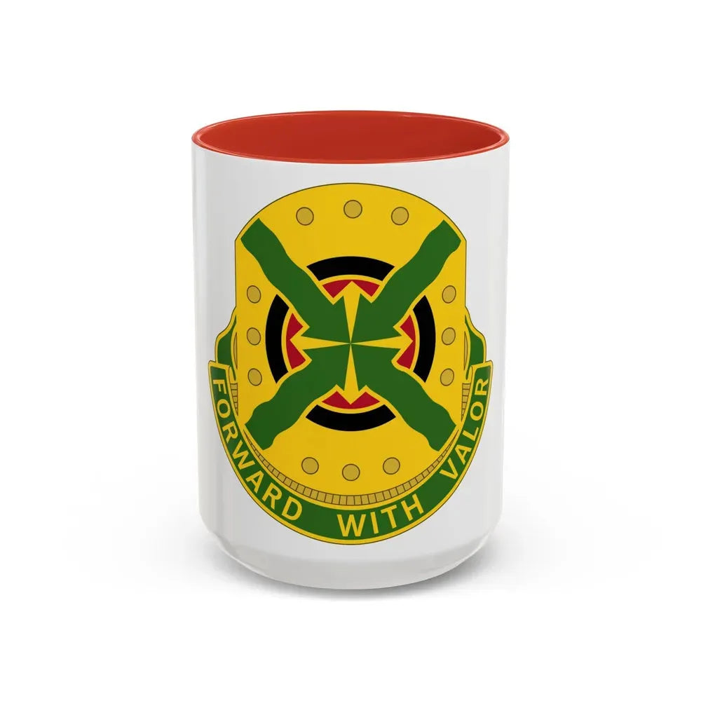 264 Engineer Group (U.S. Army) Accent Coffee Mug 15oz Red - Go Mug Yourself