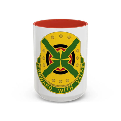 264 Engineer Group (U.S. Army) Accent Coffee Mug 15oz Red - Go Mug Yourself