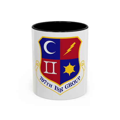 707 Intelligence Surveillance and Reconnaissance Group AFISRA (U.S. Air Force) Accent Coffee Mug