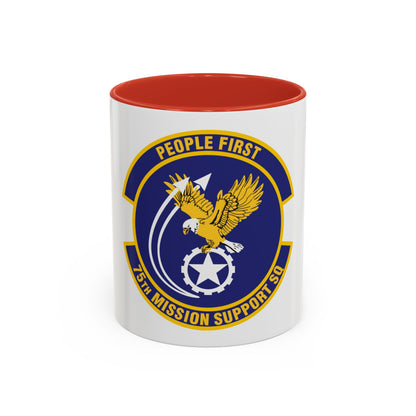 75th Mission Support Squadron (U.S. Air Force) Accent Coffee Mug