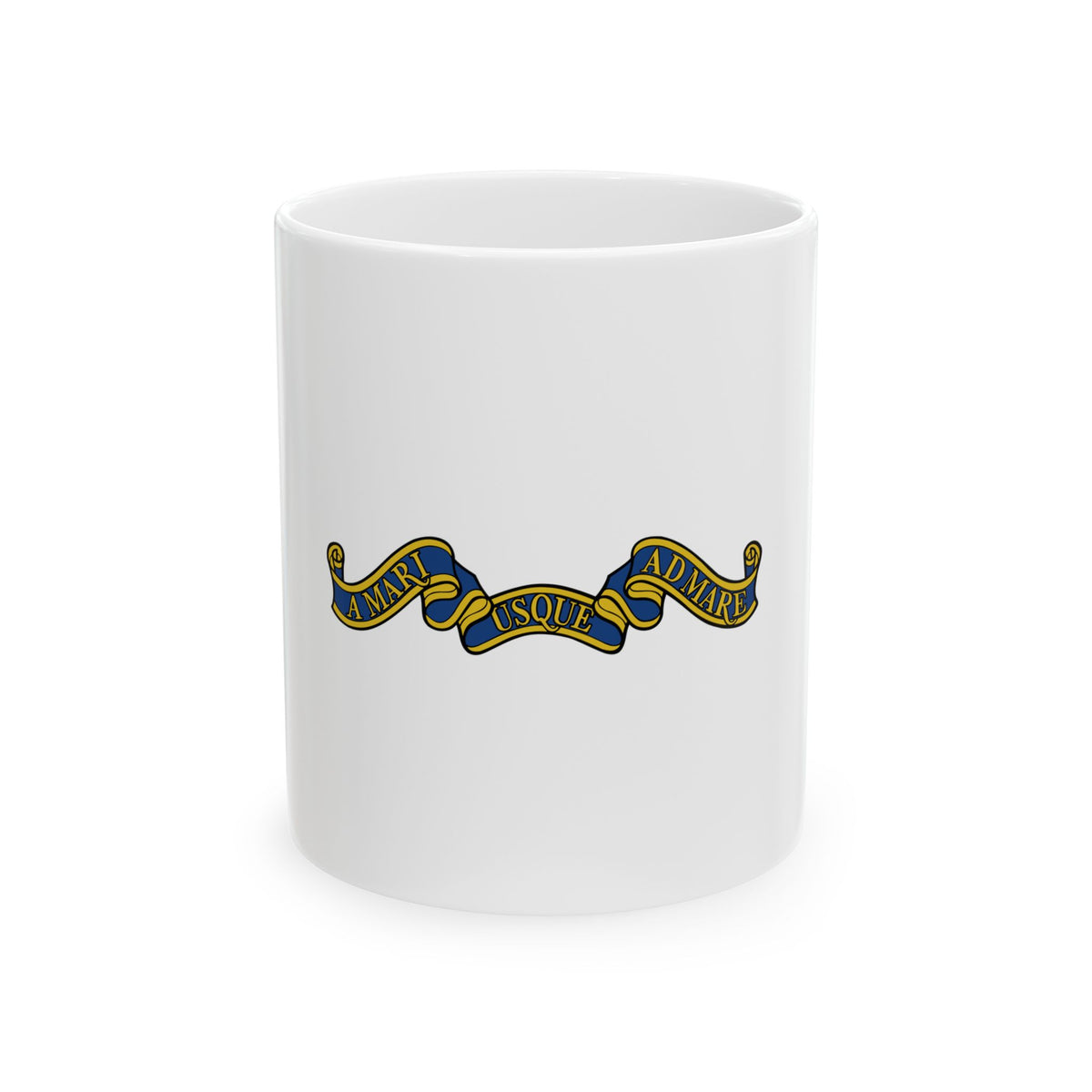 Canadian Motto - White Coffee Mug