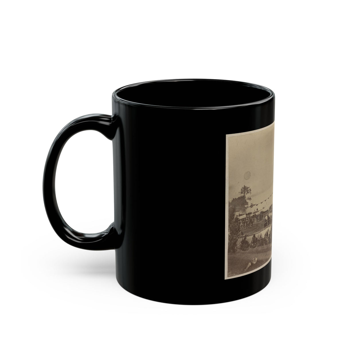 Belle Plain (1) (U.S. Civil War) Black Coffee Mug