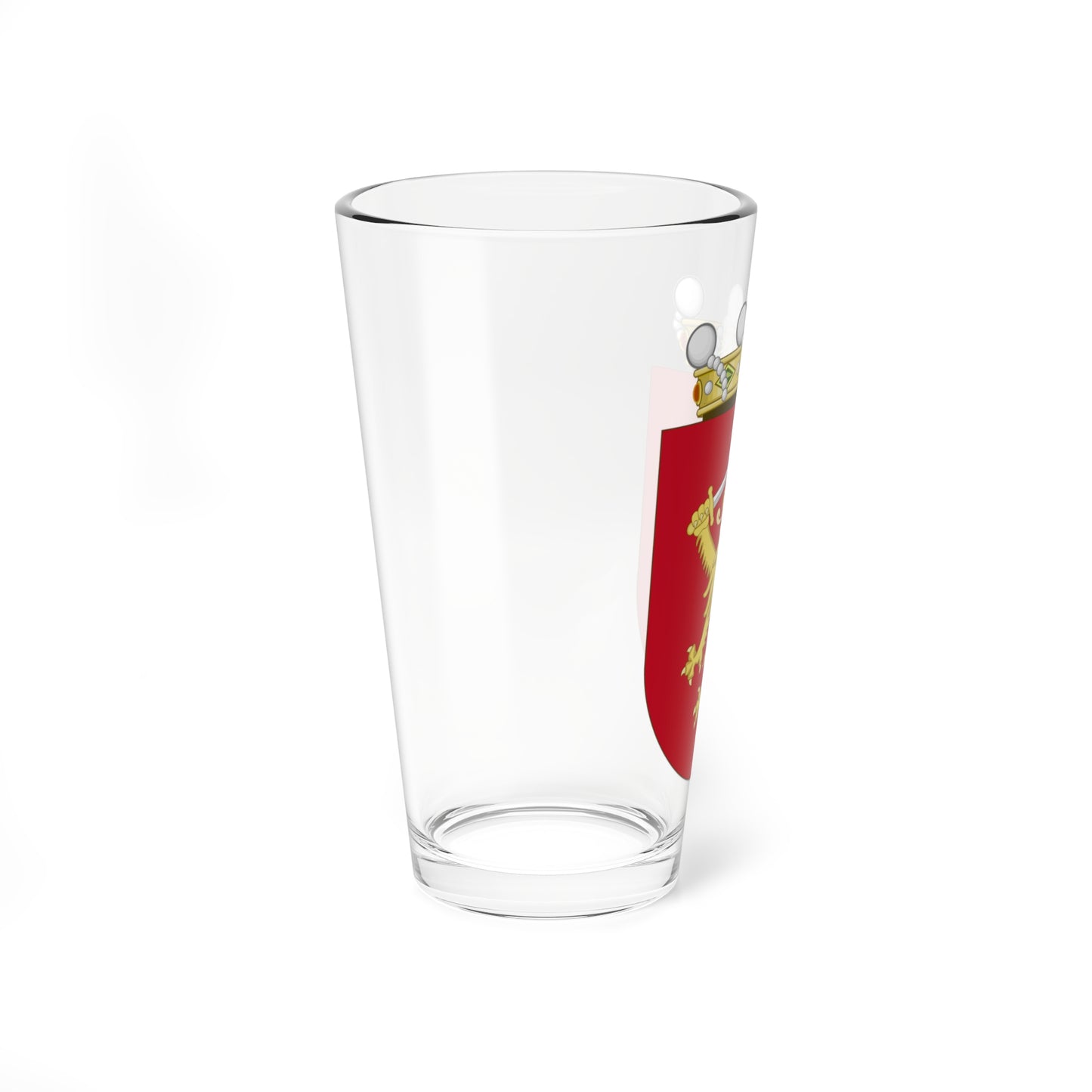 Escudo de la Baronía de Culcasi (Spain) (Coat of Arms) Pint Glass 16oz